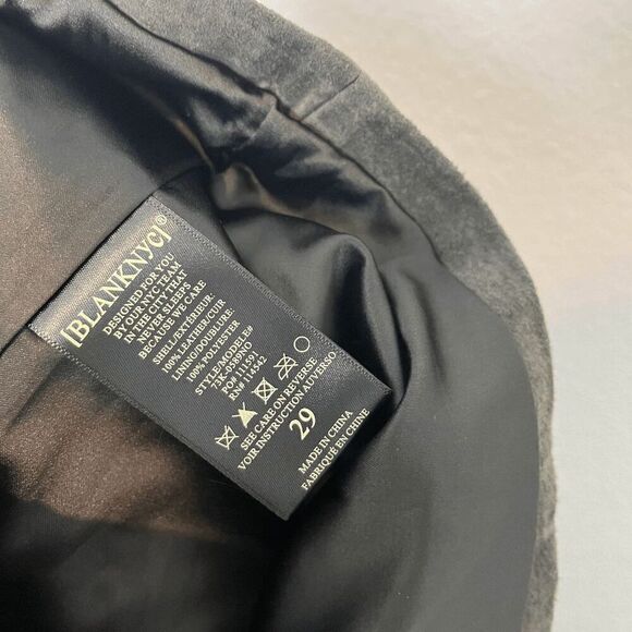 BlankNYC Roadtrip Suede Leather Micro Mini Skirt Women's Size 29 - Picture 5 of 7